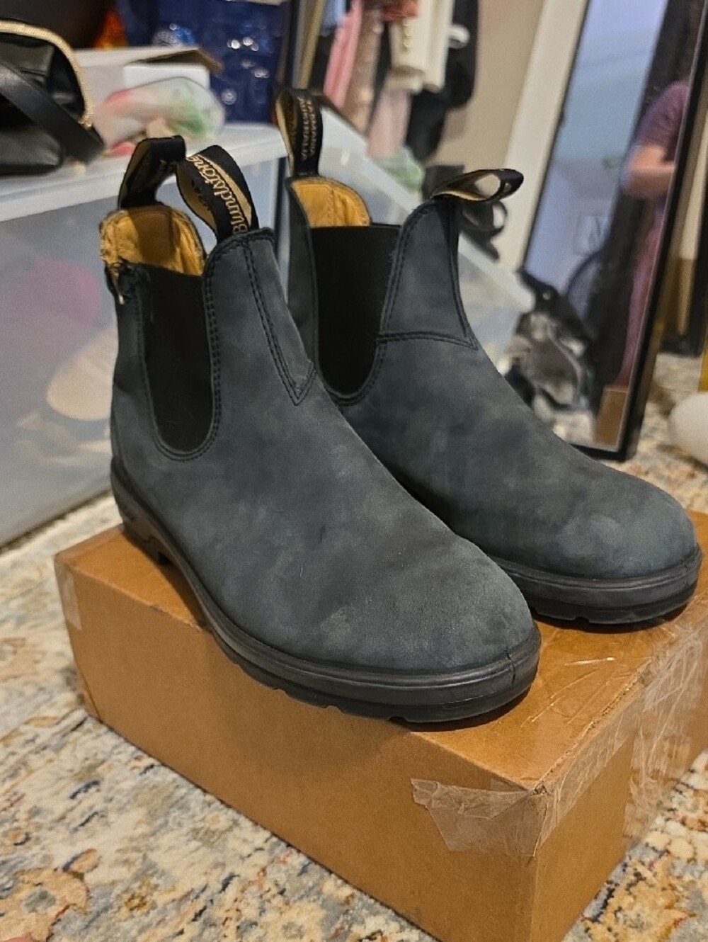 Blundstone Men's Chukka Boots in Dark Blue